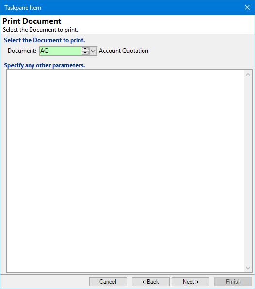 Taskpane - Print Document